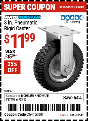 Harbor Freight Coupons, HF Coupons, 20% off - 42714