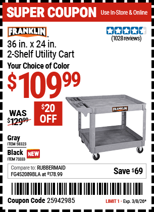 Harbor Freight Coupons, HF Coupons, 20% off - 73333
