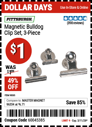 Harbor Freight Coupons, HF Coupons, 20% off - 