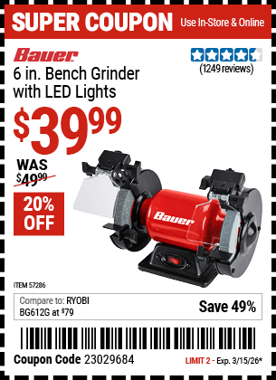 Harbor Freight Coupons, HF Coupons, 20% off - 