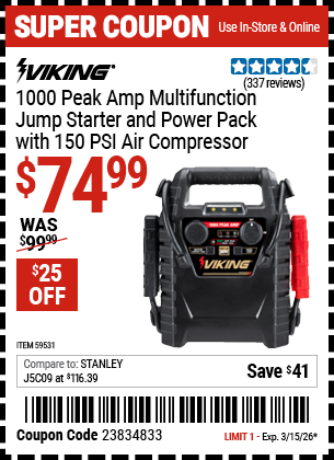 Harbor Freight Coupons, HF Coupons, 20% off - 