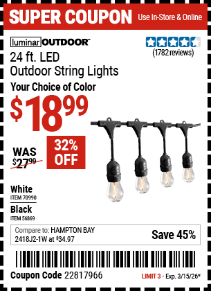 Harbor Freight Coupons, HF Coupons, 20% off - 