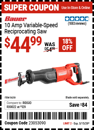 Harbor Freight Coupons, HF Coupons, 20% off - 