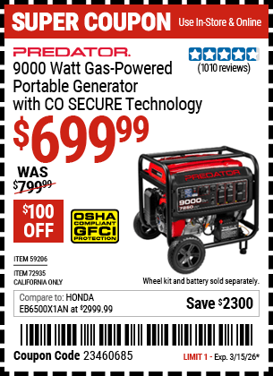 Harbor Freight Coupons, HF Coupons, 20% off - 