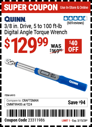 Harbor Freight Coupons, HF Coupons, 20% off - 