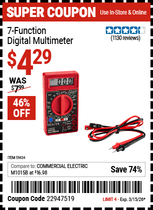 Harbor Freight Coupons, HF Coupons, 20% off - 