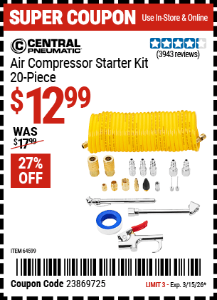 Harbor Freight Coupons, HF Coupons, 20% off - 