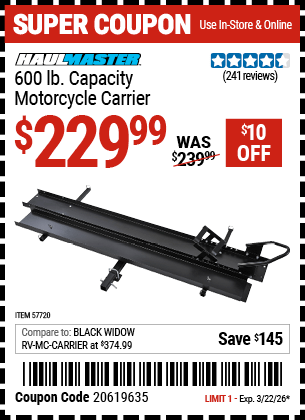 Harbor Freight Coupons, HF Coupons, 20% off - 57720