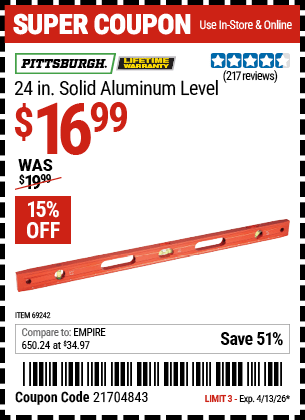 Harbor Freight Coupons, HF Coupons, 20% off - 69242