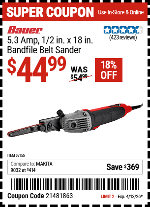 Harbor Freight Coupons, HF Coupons, 20% off - BAUER 5.3 Amp 