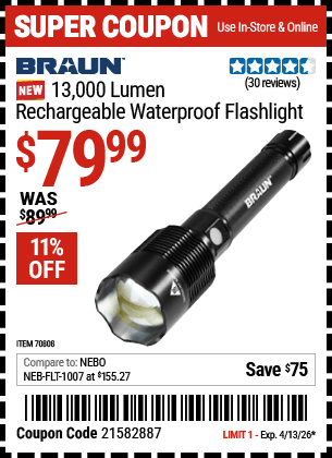 Harbor Freight Coupons, HF Coupons, 20% off - 70808