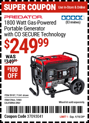 Harbor Freight Coupons, HF Coupons, 20% off - 71341