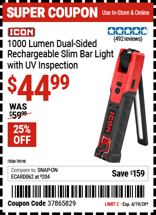 Harbor Freight Coupons, HF Coupons, 20% off - 70198