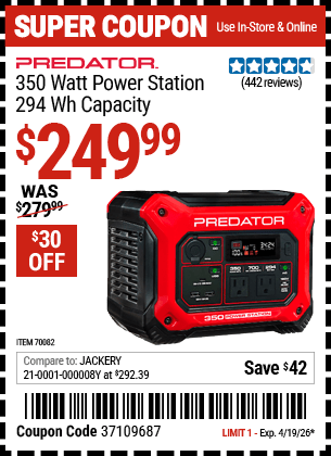 Harbor Freight Coupons, HF Coupons, 20% off - 70082