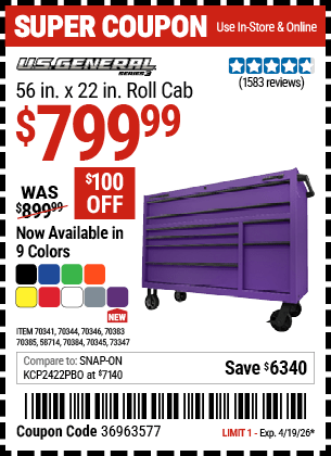 Harbor Freight Coupons, HF Coupons, 20% off - 70341