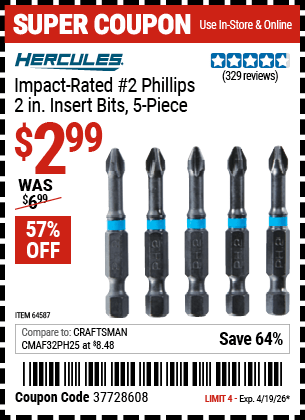 Harbor Freight Coupons, HF Coupons, 20% off - 5 Piece 2