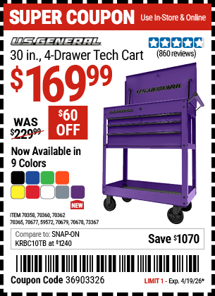 Harbor Freight Coupons, HF Coupons, 20% off - 70358