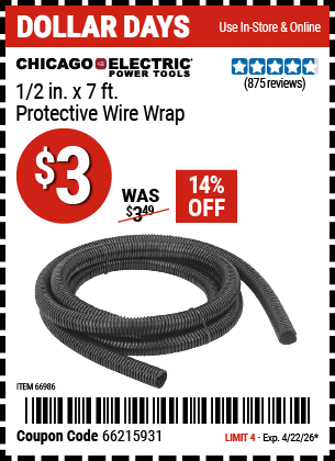 Harbor Freight Coupons, HF Coupons, 20% off - 66986