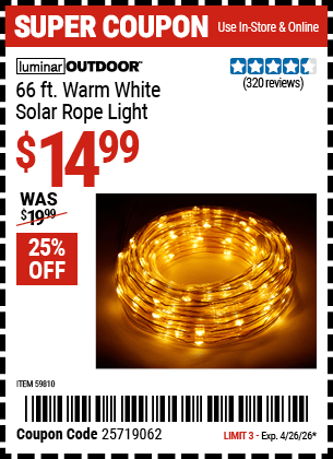 Harbor Freight Coupons, HF Coupons, 20% off - 59810