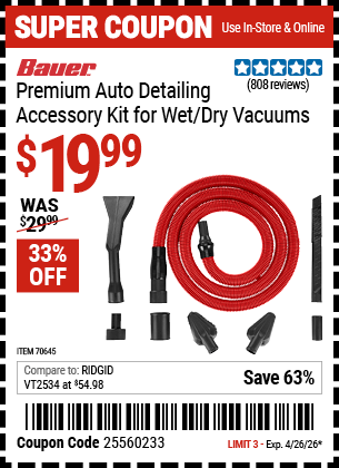 Harbor Freight Coupons, HF Coupons, 20% off - 