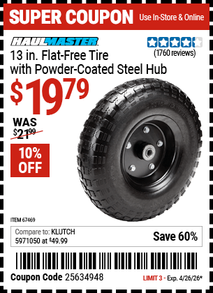 Harbor Freight Coupons, HF Coupons, 20% off - 67349