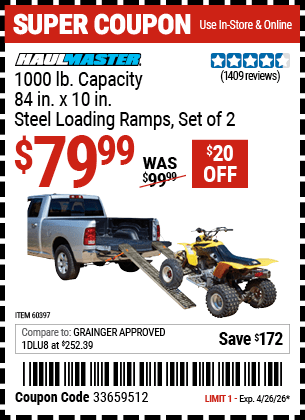 Harbor Freight Coupons, HF Coupons, 20% off - 10
