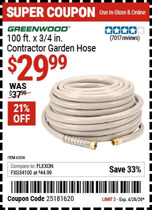 Harbor Freight Coupons, HF Coupons, 20% off - 3/4