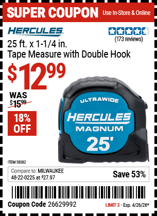 Harbor Freight Coupons, HF Coupons, 20% off - 58382