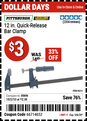 Harbor Freight Coupons, HF Coupons, 20% off - 12