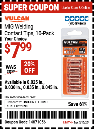 Harbor Freight Coupons, HF Coupons, 20% off - 70999