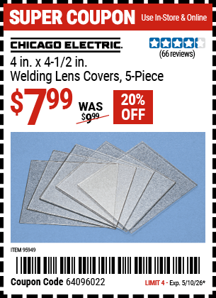 Harbor Freight Coupons, HF Coupons, 20% off - 95949