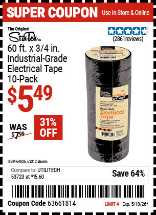 Harbor Freight Coupons, HF Coupons, 20% off - 3/4
