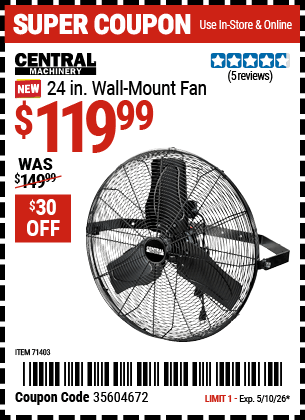 Harbor Freight Coupons, HF Coupons, 20% off - 71403