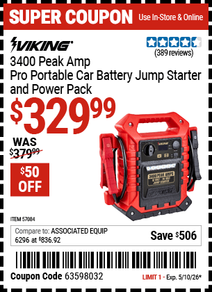 Harbor Freight Coupons, HF Coupons, 20% off - 57084
