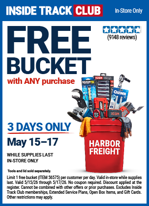Harbor Freight Coupons, HF Coupons, 20% off - 