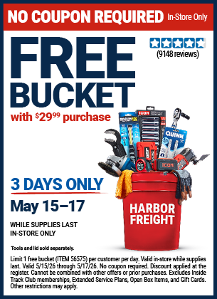 Harbor Freight Coupons, HF Coupons, 20% off - 