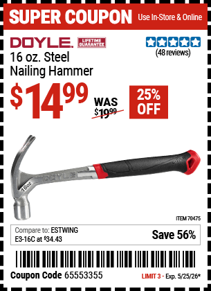 Harbor Freight Coupons, HF Coupons, 20% off - 70475
