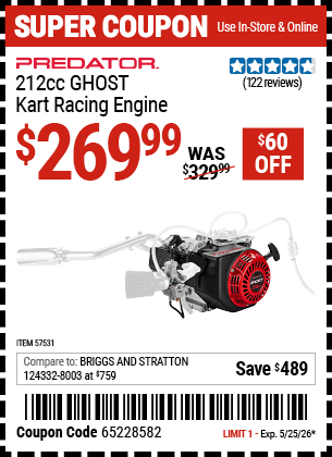 Harbor Freight Coupons, HF Coupons, 20% off - 57531