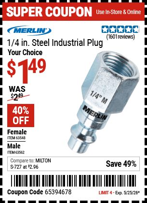 Harbor Freight Coupons, HF Coupons, 20% off - 63548