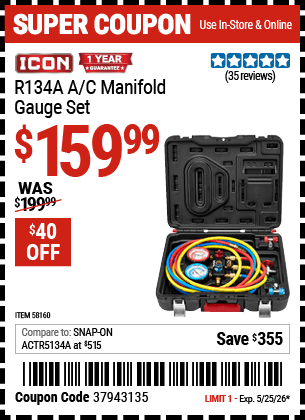 Harbor Freight Coupons, HF Coupons, 20% off - 58160