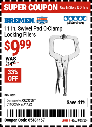 Harbor Freight Coupons, HF Coupons, 20% off - 63865
