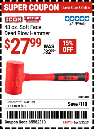 Harbor Freight Coupons, HF Coupons, 20% off - 58166