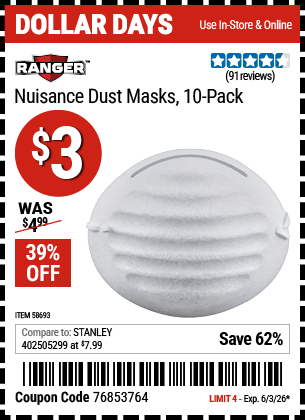 Harbor Freight Coupons, HF Coupons, 20% off - 58693