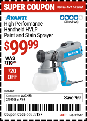 Harbor Freight Coupons, HF Coupons, 20% off - 70839