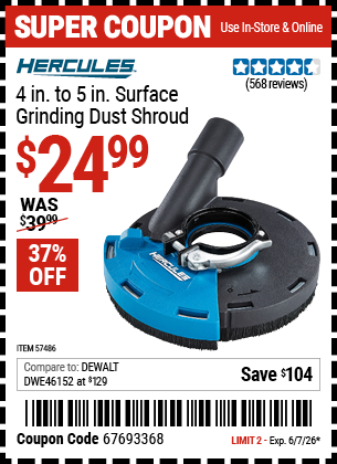Harbor Freight Coupons, HF Coupons, 20% off - 57486