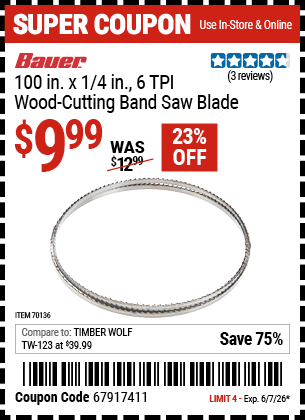 Harbor Freight Coupons, HF Coupons, 20% off - 70136