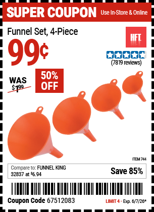 Harbor Freight Coupons, HF Coupons, 20% off - 3/4 Ton Capacity Heavy Duty Load Leveler