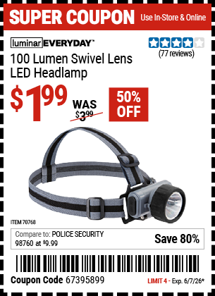 Harbor Freight Coupons, HF Coupons, 20% off - 70768