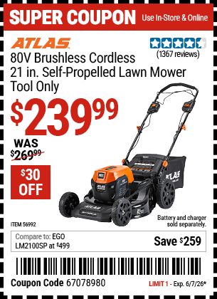 Harbor Freight Coupons, HF Coupons, 20% off - 56992