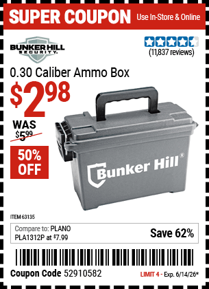 Harbor Freight Coupons, HF Coupons, 20% off - Ammo Box